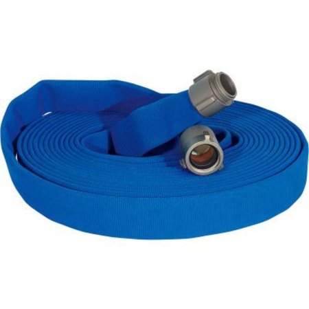 ARMORED TEXTILES Armored Textiles JAFLINE Double Jacket Fire Hose, 2-1/2" X 50 Ft, 400 PSI, Blue N51H25LNB50N
